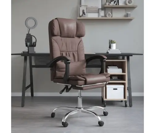 Biroja Masāžas Krēsls, Brūna Mākslīgā Āda Vidaxl