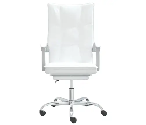 Atlošiama Biuro Kėdė, Baltos Spalvos, Dirbtinė Oda