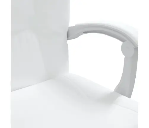 Atlošiama Biuro Kėdė, Baltos Spalvos, Dirbtinė Oda