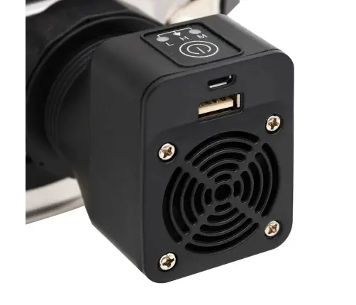 Kempinga Malkas Plīts Ar Ventilatoru, Sudraba, 35,5X26X28 Cm Vidaxl