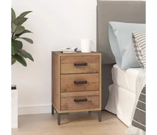 Naktsskapītis, Brūns, 40X30X55 Cm, Priedes Masīvkoks Vidaxl