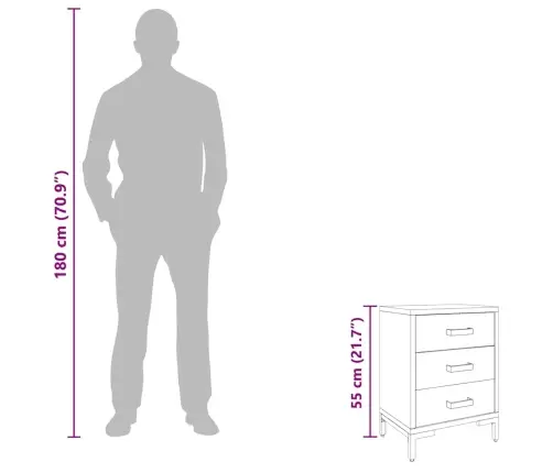 Öökapp, Must, 40 X 30 X 55 cm Männipuit