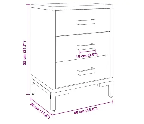 Öökapp, Must, 40 X 30 X 55 cm Männipuit