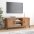 Tv Skapītis, Brūns, 110X35X48 Cm, Priedes Masīvkoks Vidaxl