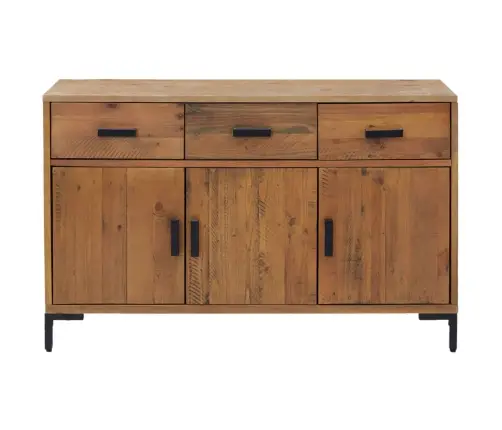 Kumode, Brūna, 110X35X70 Cm, Priedes Masīvkoks Vidaxl