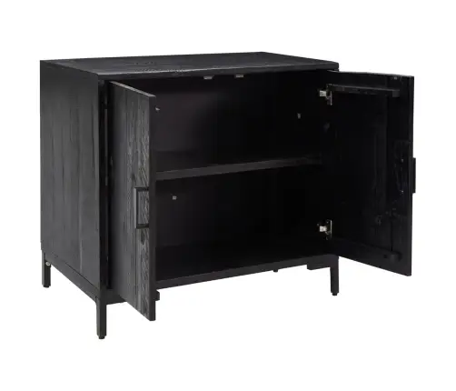 Puhvetkapp, Must, 75 X 35 X 70 cm Männipuit