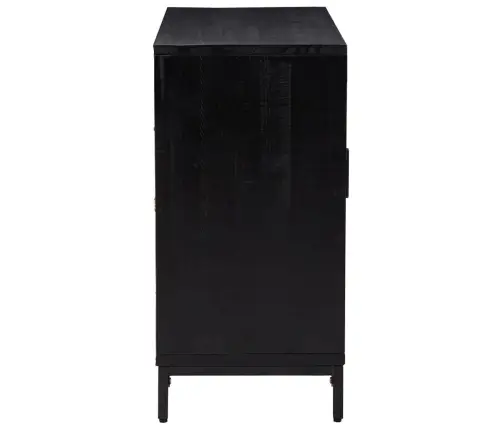 Puhvetkapp, Must, 75 X 35 X 70 cm Männipuit