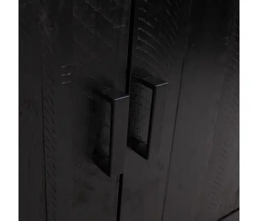 Puhvetkapp, Must, 75 X 35 X 70 cm Männipuit