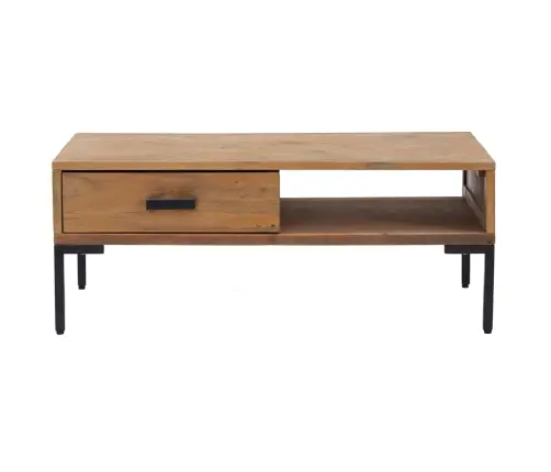 Kafijas Galdiņš, 90X50X35 Cm, Priedes Masīvkoks Vidaxl