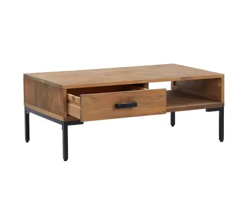 Kafijas Galdiņš, 90X50X35 Cm, Priedes Masīvkoks Vidaxl