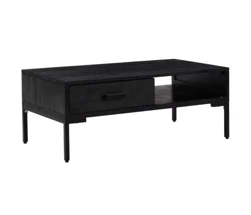 Kohvilaud, Must, 90 X 50 X 35 cm Männipuit