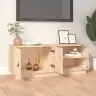 Tv Skapītis, 105X34X40 Cm, Priedes Masīvkoks Vidaxl