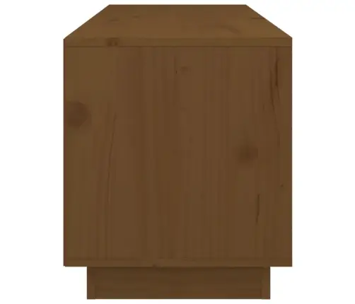 Televizoriaus Spintelė, Medaus Ruda, 105X34X40cm Pušis Televizoriaus Spintelė, Medaus Ruda, 105X34X40cm Pušis