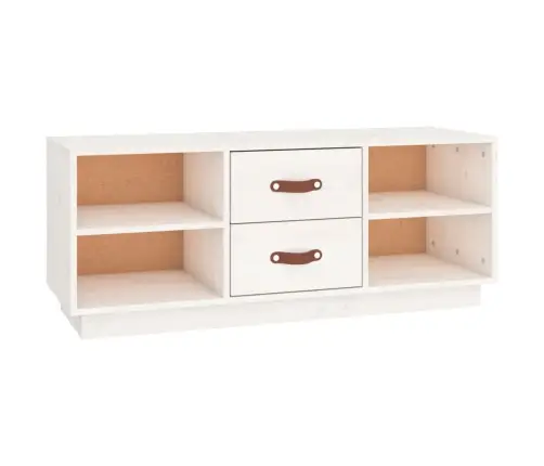 Tv Skapītis, Balts, 100X34X40 Cm, Priedes Masīvkoks Vidaxl Tv Skapītis, Balts, 100X34X40 Cm, Priedes Masīvkoks Vidaxl