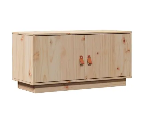 Tv Skapītis, 80X34X40 Cm, Priedes Masīvkoks Vidaxl