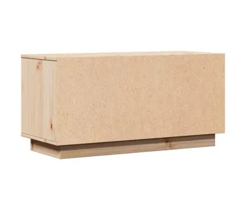 Tv Skapītis, 80X34X40 Cm, Priedes Masīvkoks Vidaxl