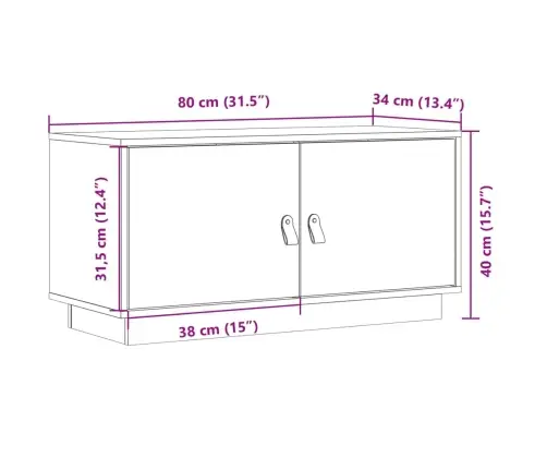 Tv Skapītis, Medus Brūns, 80X34X40 Cm, Priedes Masīvkoks Vidaxl Tv Skapītis, Medus Brūns, 80X34X40 Cm, Priedes Masīvkoks Vidaxl