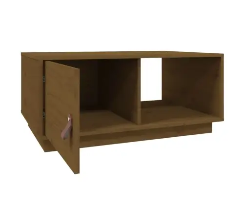 Kavos Staliukas, Medaus Rudas, 80X50X35,5cm Pušies Masyvas