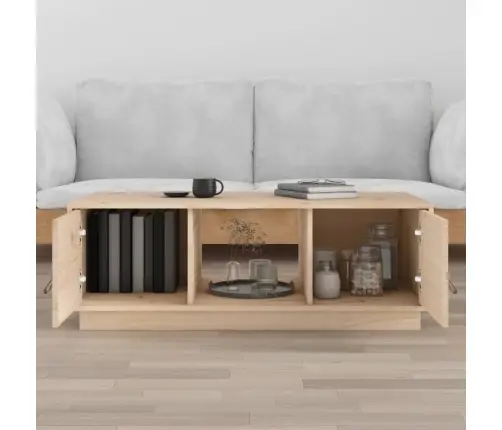 Kafijas Galdiņš, 100X50X35 Cm, Priedes Masīvkoks Vidaxl