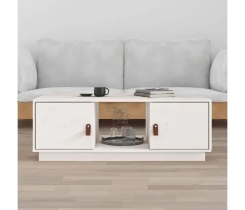 Kafijas Galdiņš, Balts, 100X50X35 Cm, Priedes Masīvkoks Vidaxl Kafijas Galdiņš, Balts, 100X50X35 Cm, Priedes Masīvkoks Vidaxl