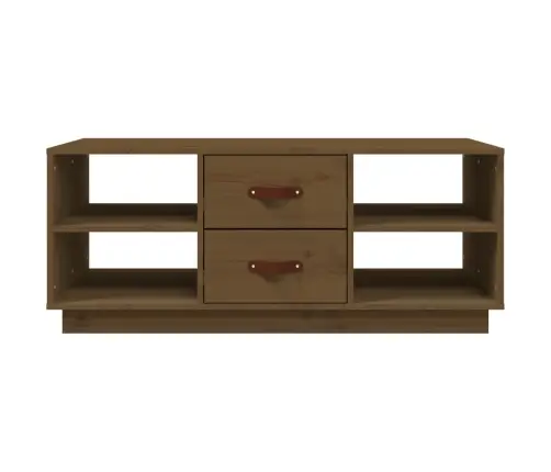 Kafijas Galdiņš, Medus Brūns, 100X50X41 Cm, Priedes Masīvkoks Vidaxl