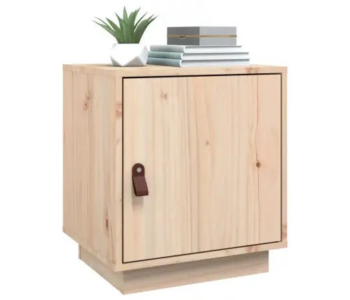 Naktinės Spintelės, 2Vnt., 40X34X45cm Pušies Medienos Masyvas