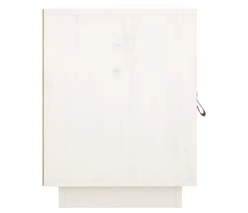 Naktsskapīši, 2 Gab., Balti, 40X34X45 Cm, Priedes Masīvkoks Vidaxl