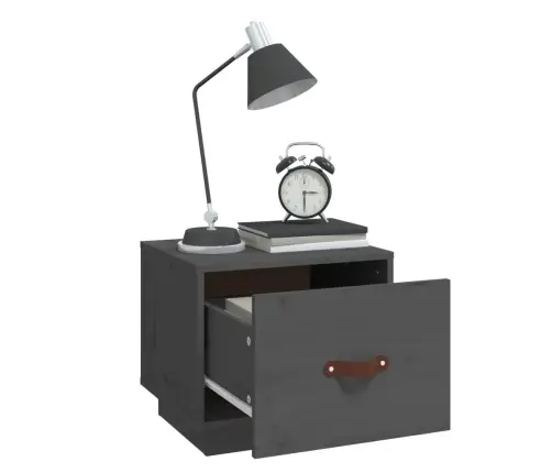 Öökapid 2 Tk, Hall, 40 X 34 X 35 cm Männipuit