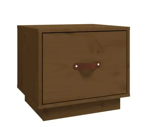Naktinė Spintelė, Medaus Ruda, 40X34X35cm Pušies Masyvas Naktinė Spintelė, Medaus Ruda, 40X34X35cm Pušies Masyvas