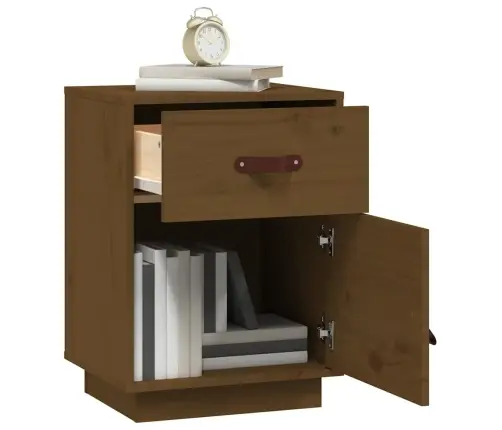 Öökapidd 2 Tk, Meepruun, 40X34X55 cm Männipuit