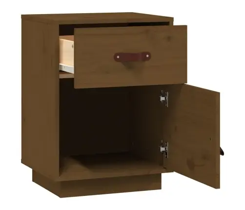 Öökapidd 2 Tk, Meepruun, 40X34X55 cm Männipuit