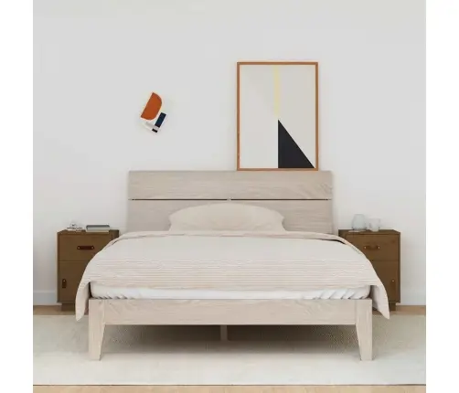 Öökapidd 2 Tk, Meepruun, 40X34X55 cm Männipuit