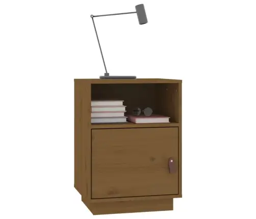 Naktsskapīši, 2 Gab., Brūni, 40X34X55 Cm, Priedes Masīvkoks Vidaxl