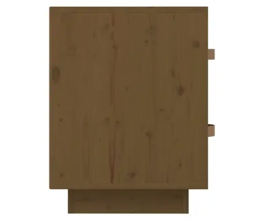 Naktsskapītis, Medus Brūns, 40X34X45 Cm, Priedes Masīvkoks Vidaxl