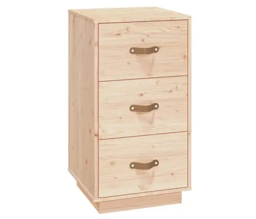 Naktsskapītis, 40X40X75 Cm, Priedes Masīvkoks Vidaxl