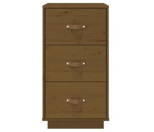 Naktinė Spintelė, Medaus Ruda, 40X40X75cm Pušies Masyvas