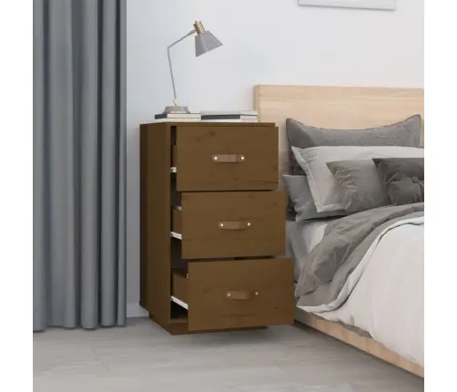 Öökapid 2 Tk, Meepruun, 40 X 40 X 75 cm Männipuit