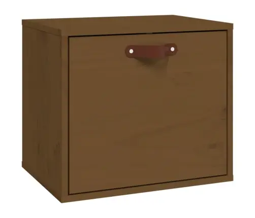 Sienas Skapītis, Medus Brūns, 40X30X35 Cm, Priedes Masīvkoks Vidaxl