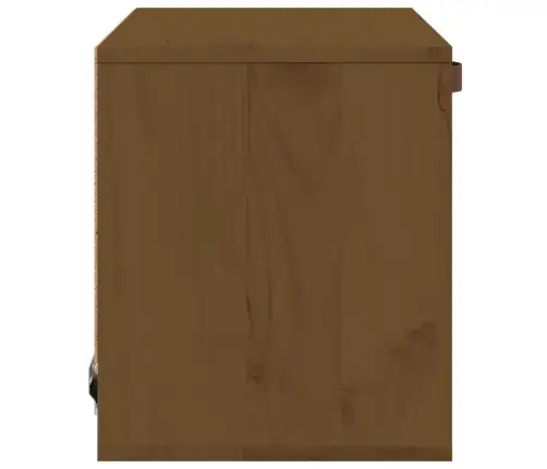 Sienas Skapītis, Medus Brūns, 40X30X35 Cm, Priedes Masīvkoks Vidaxl