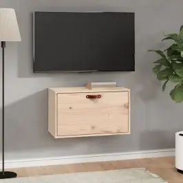 Sienas Skapītis, 60X30X35 Cm, Priedes Masīvkoks Vidaxl