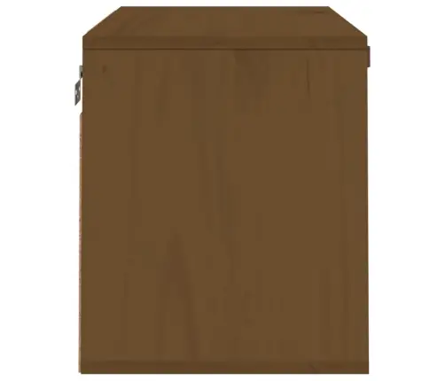 Sieninė Spintelė, Medaus Ruda, 60X30X35cm Pušies Masyvas