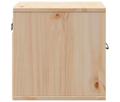 Sienas Skapītis, 31,5X30X30 Cm, Priedes Masīvkoks Vidaxl