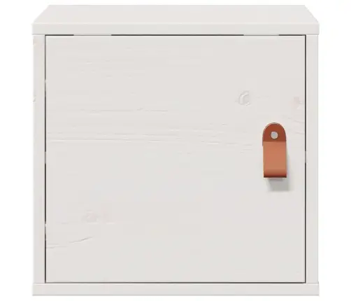 Sienas Skapīši, 2 Gab., Balti, 31,5X30X30 Cm, Priedes Masīvkoks Vidaxl