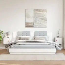 Sieninės Spintelės, 2Vnt., Baltos, 31,5X30X30cm Pušies Masyvas