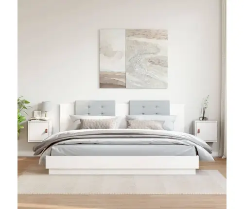 Sienas Skapīši, 2 Gab., Balti, 31,5X30X30 Cm, Priedes Masīvkoks Vidaxl