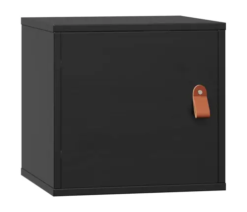 Sienas Skapīši, 2 Gab., Melni, 31,5X30X30 Cm, Priedes Masīvkoks Vidaxl