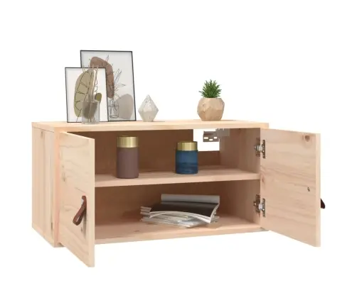 Sienas Skapīši, 2 Gab., 60X30X30 Cm, Priedes Masīvkoks Vidaxl