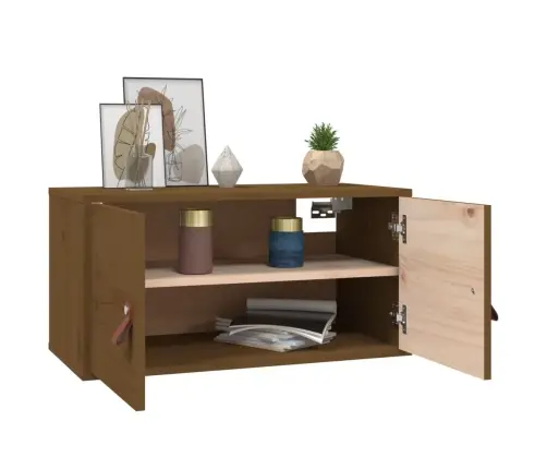 Sieninės Spintelės, 2Vnt., Medaus Rudos, 60X30X30cm Pušis