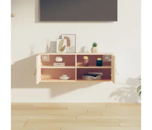 Sienas Skapītis, 80X30X30 Cm, Priedes Masīvkoks Vidaxl