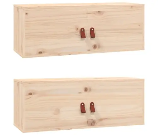 Seinakapid 2 Tk, 80 X 30 X 30 cm Männipuit